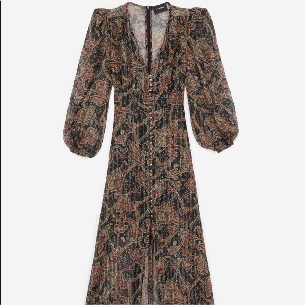 The Kooples Paris, silk printed dress - Picture 3 of 3